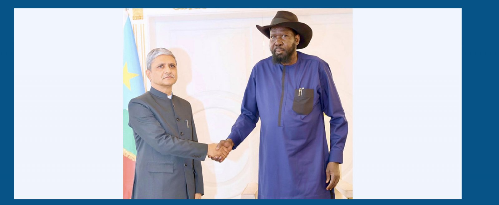 Ambassador Anil Nautiyal presented his credentials to H.E. President of the Republic of South Sudan on 14.05.2025.