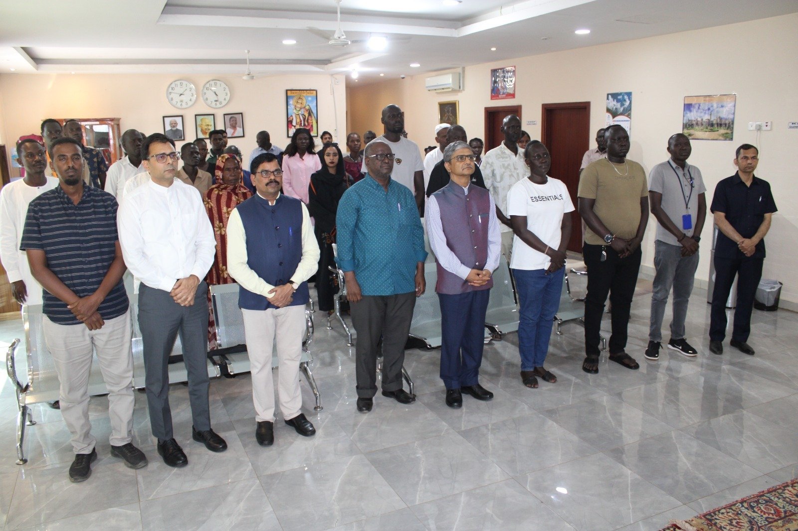 The Embassy of India, Juba, proudly commemorated the 150th Birth Anniversary of one of India\'s greatest and most revered freedom fighters, Bhagwan Birsa Munda, on 14.11.2025