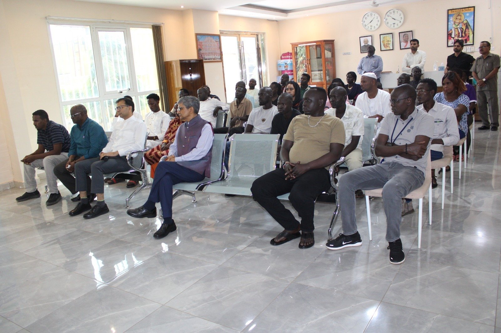 The Embassy of India, Juba, proudly commemorated the 150th Birth Anniversary of one of India\'s greatest and most revered freedom fighters, Bhagwan Birsa Munda, on 14.11.2025