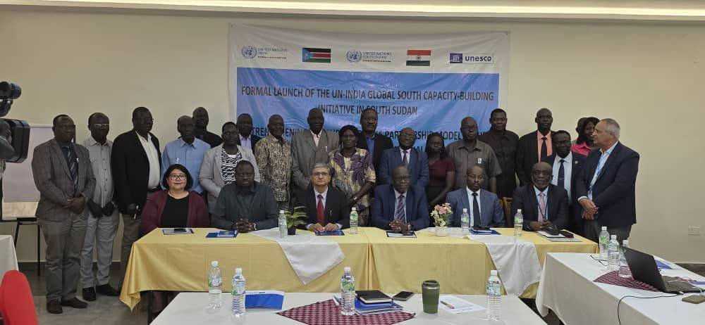 Ambassador attended the launch of India-UN Global Capacity Building Initiative in South Sudan alongside Hon. Kuyok Abol Kuyok, Minister of General Education & Instruction, the Hon. Undersecretary of Labour, UNESCO’s South Sudan Representative, and other esteemed dignitaries on 31.10.2025