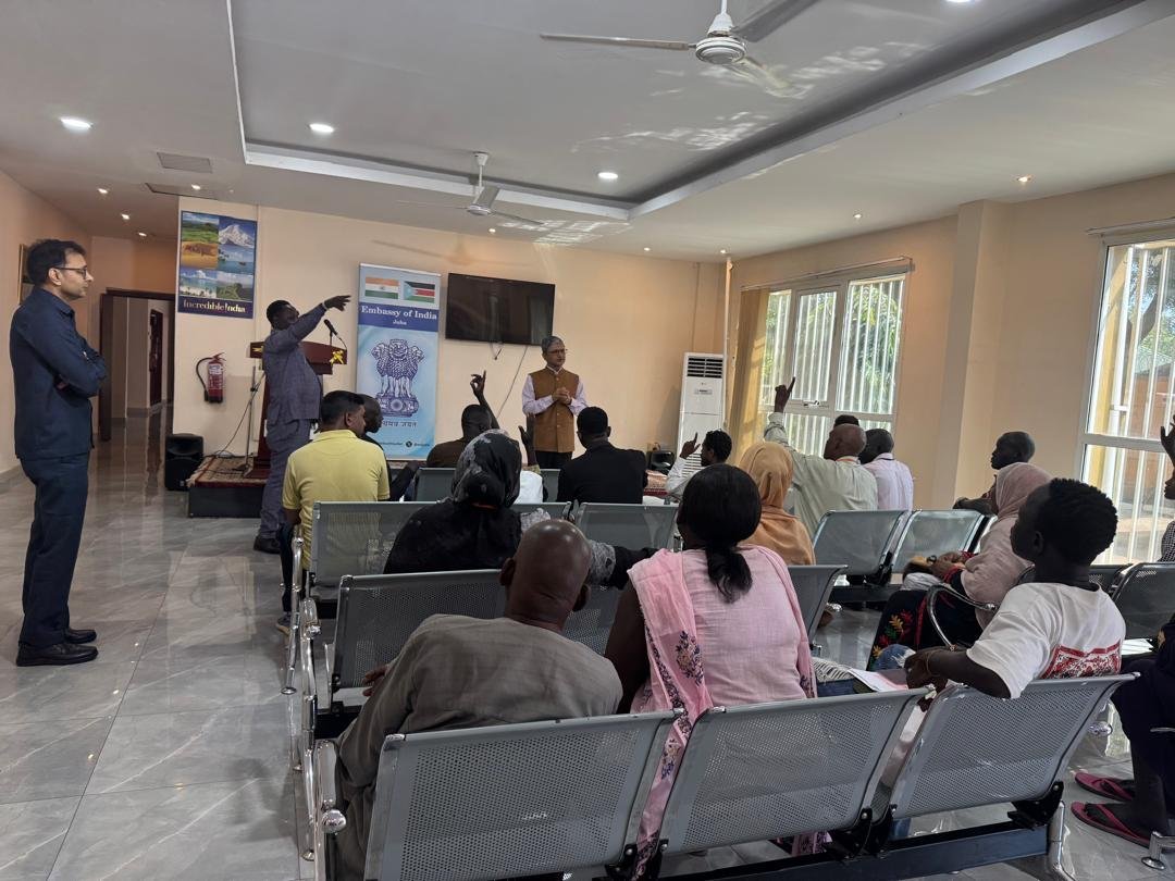 Ambassador met the South Sudanese visa applicants at the Embassy to understand their concerns, listening to their challenges, and finding solutions to any issues regarding the visa application process, on 04.11.2025