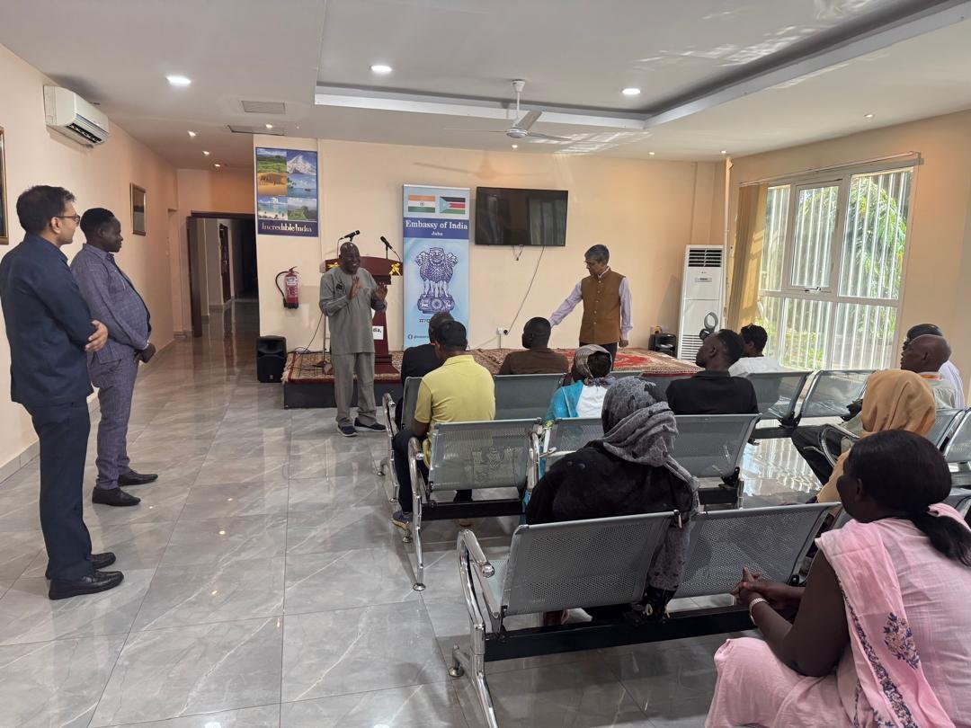 Ambassador met the South Sudanese visa applicants at the Embassy to understand their concerns, listening to their challenges, and finding solutions to any issues regarding the visa application process, on 04.11.2025