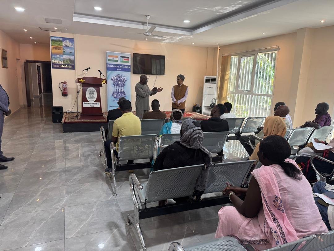 Ambassador met the South Sudanese visa applicants at the Embassy to understand their concerns, listening to their challenges, and finding solutions to any issues regarding the visa application process, on 04.11.2025