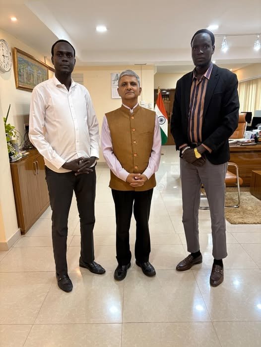 The Ambassador had a productive meeting with the Secretary General of the Union of Journalists of South Sudan (UJOSS) on 03.09.2025
