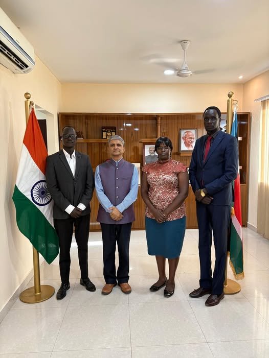 Ambassador had an interaction with a group of South Sudanese journalists, on 22.09.2025