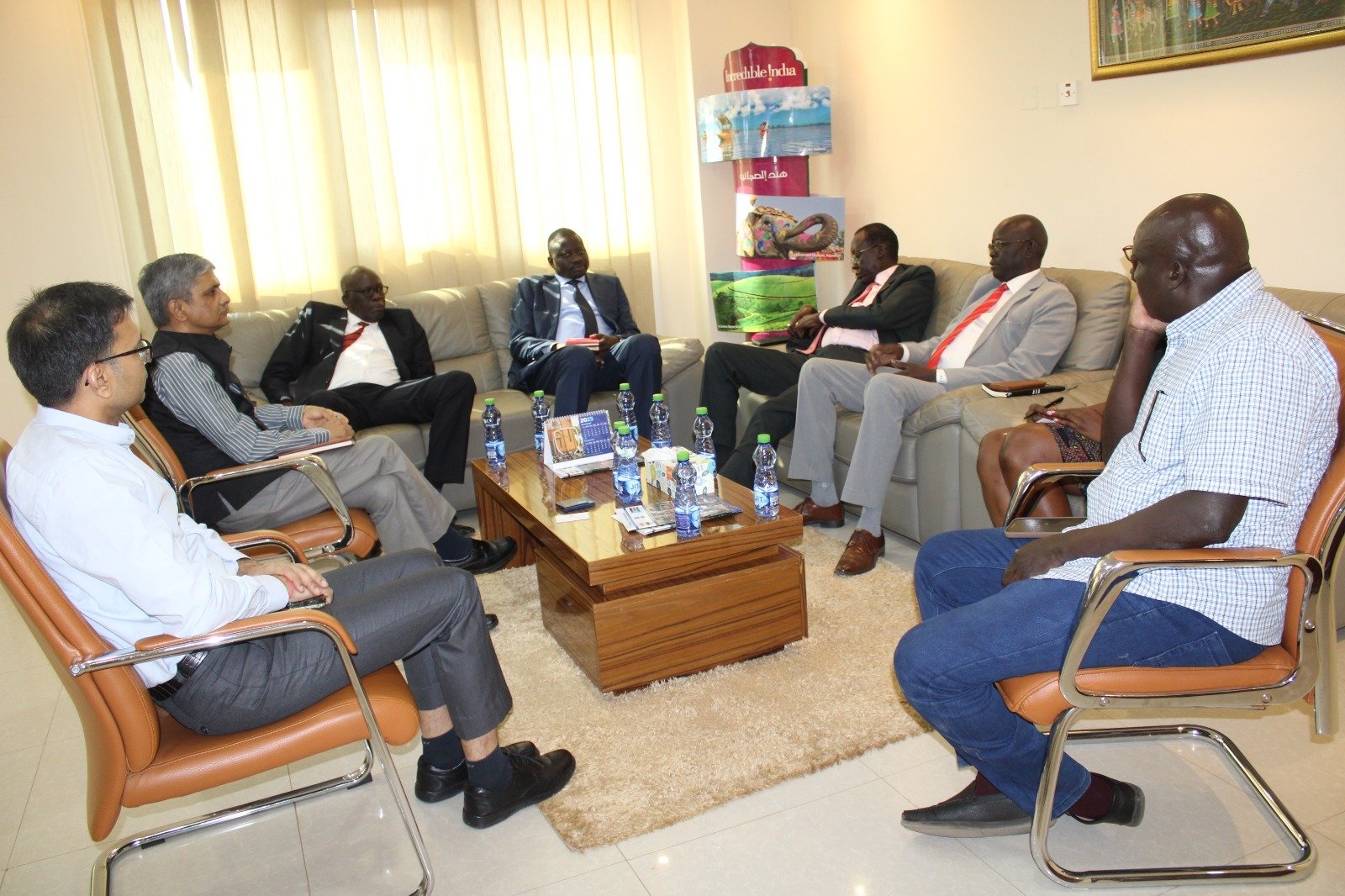 Ambassador was delighted to receive Hon Kuyok Abol Kuyok, Minister of General Education and Instruction; Hon James Hoth Mai, Minister of Labour; and Hon Modut Biar, Minister of Higher Education, Science & Technology, on 01.12.2025