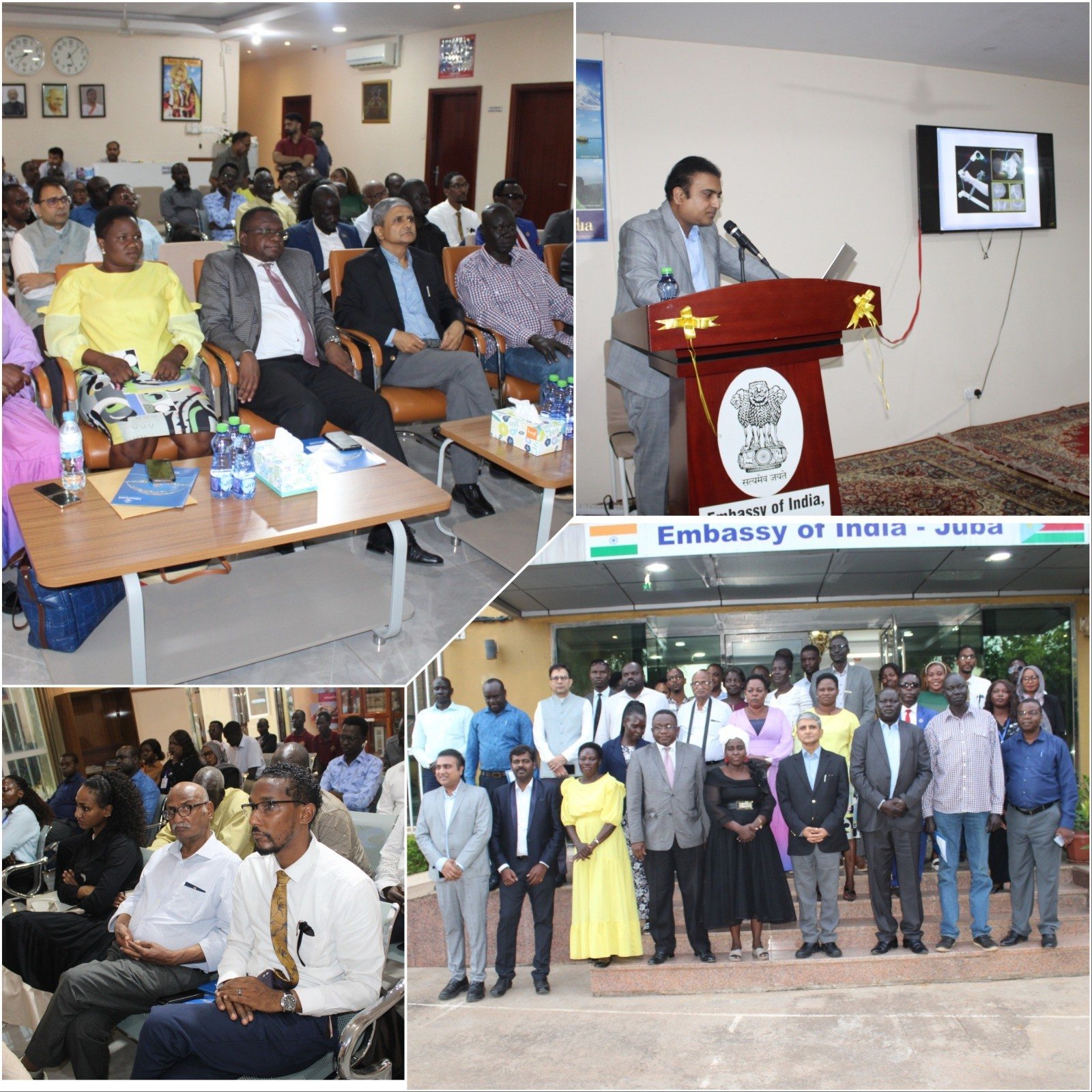 The Embassy of India, Juba organized a medical awareness seminar in collaboration with a team from Medicover Hospitals, Hyderabad, during the #SevaPakhwada (September 15 – October 02).