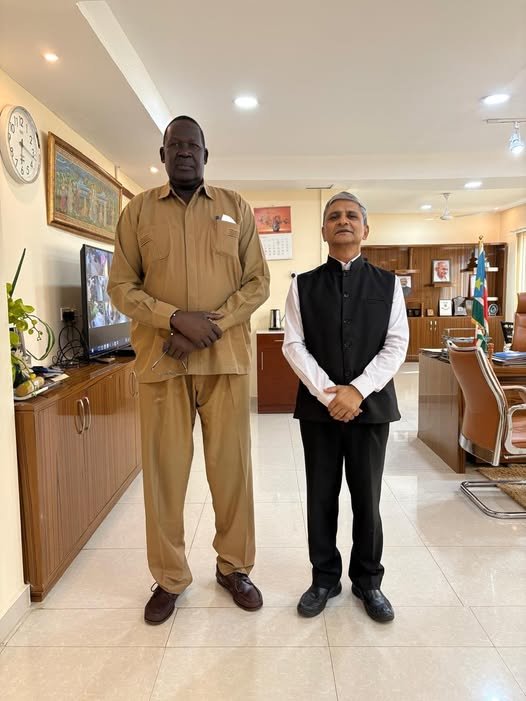 Ambassador had the pleasure of receiving Honorable Juma Ali Malou, Member of Parliament of South Sudan and former Governor of Central Equatoria and Terekeka States, on 24.10.2025.