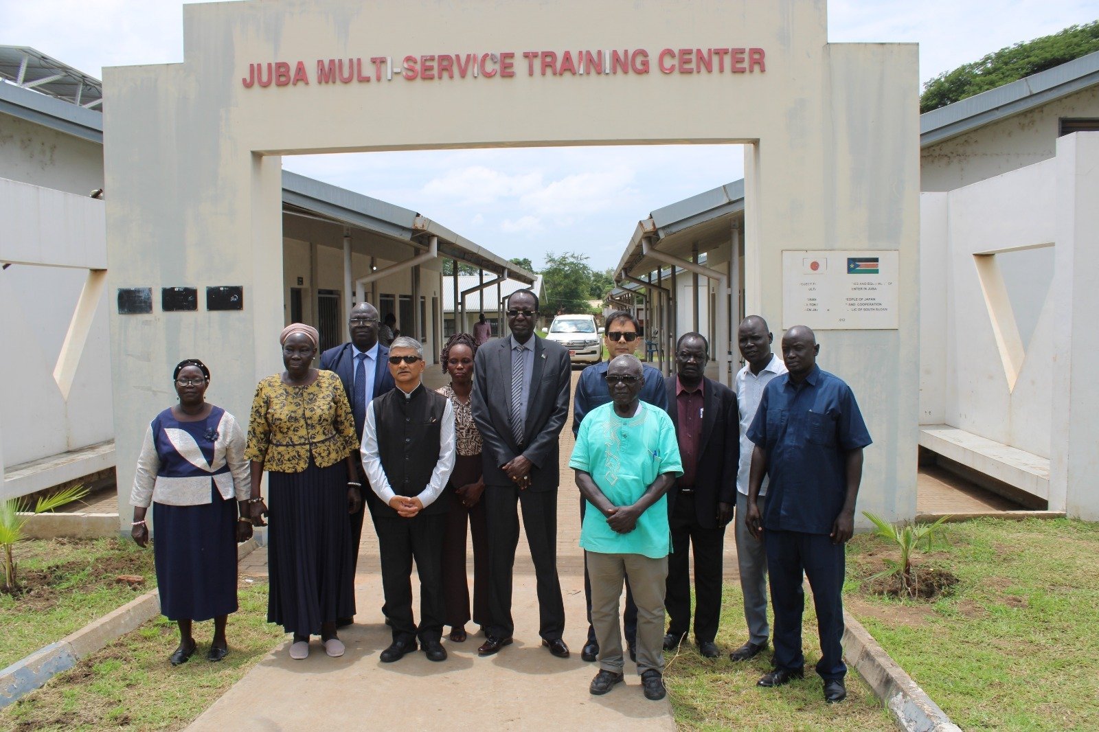 The Ambassador along with the Honourable Minister of Labour of South Sudan, James Hoth Mai, visited the Juba Multi Service Training Centre (MTC) to explore potential collaborations to upgrade and modernize the Centre