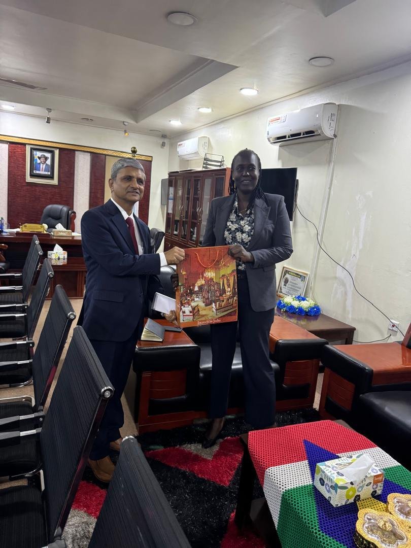 The Ambassador met with Hon. Dhieu Mathok Diing Wol, South Sudan's Minister for Investment, to discuss matters of mutual interest.