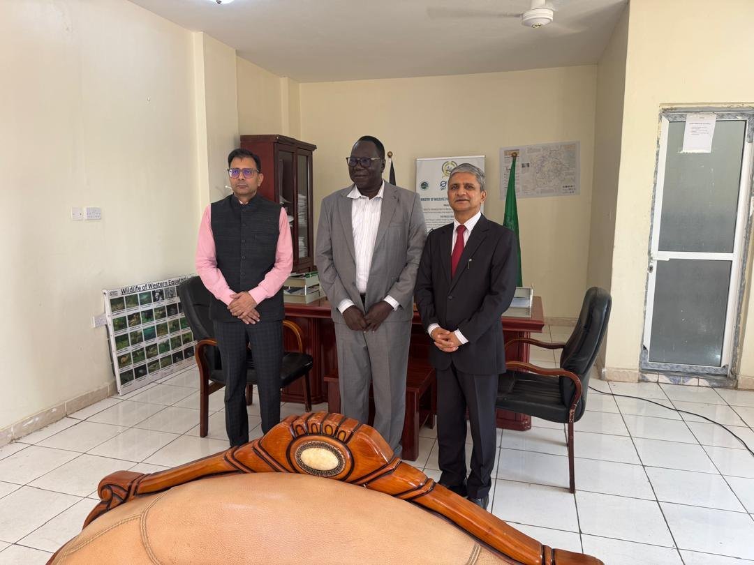 Ambassador visited the Ministry of Wildlife Conservation and Tourism in Juba and held a fruitful meeting with the Undersecretary, Hon. Peter Loro Alberto, on 25.11.2025