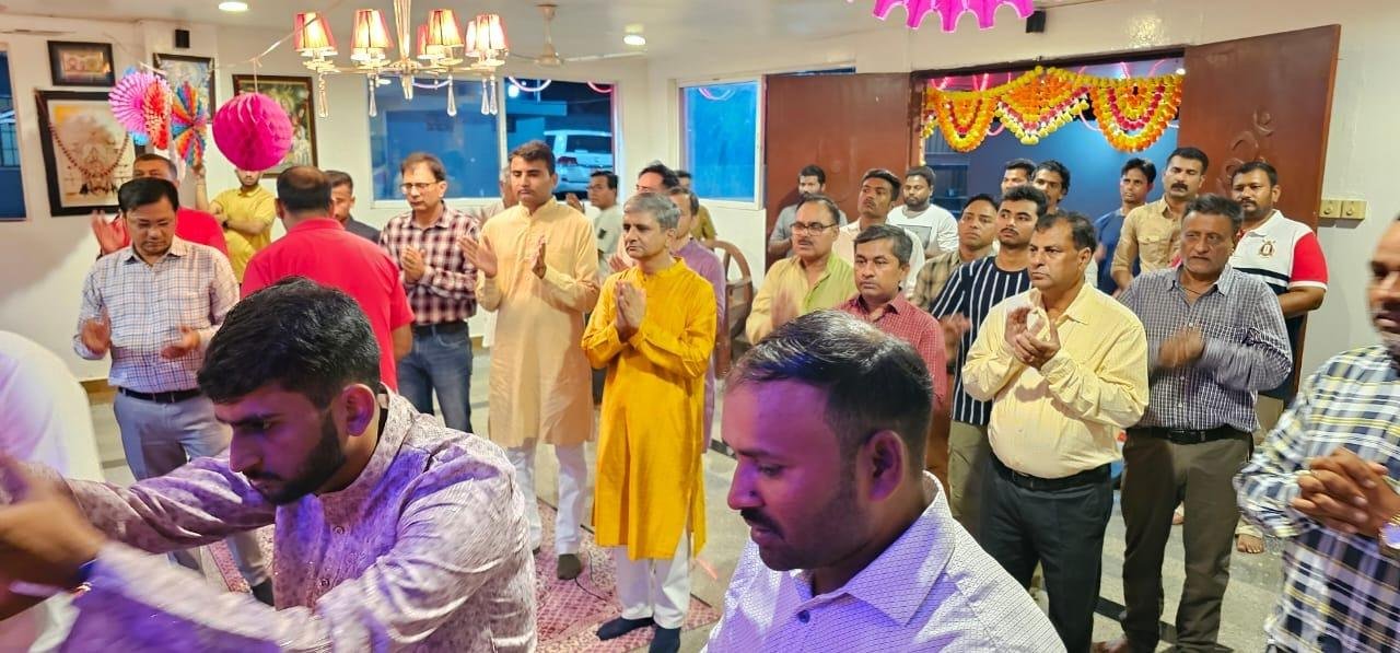 he Embassy of India in Juba joined the Indian diaspora at the JIT temple in South Sudan for the inauguration of the auspicious Navratri festival on 22.09.2025