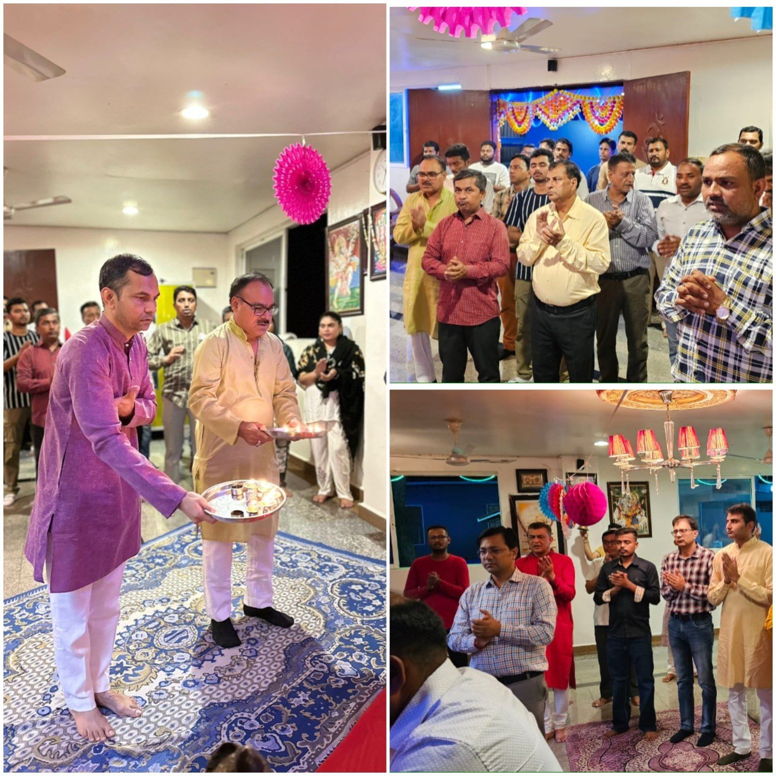 he Embassy of India in Juba joined the Indian diaspora at the JIT temple in South Sudan for the inauguration of the auspicious Navratri festival on 22.09.2025
