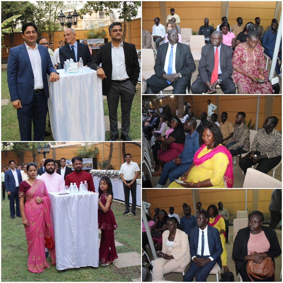 The Embassy of India, Juba, hosted a Reception in the evening to celebrate the 77th Republic Day of India