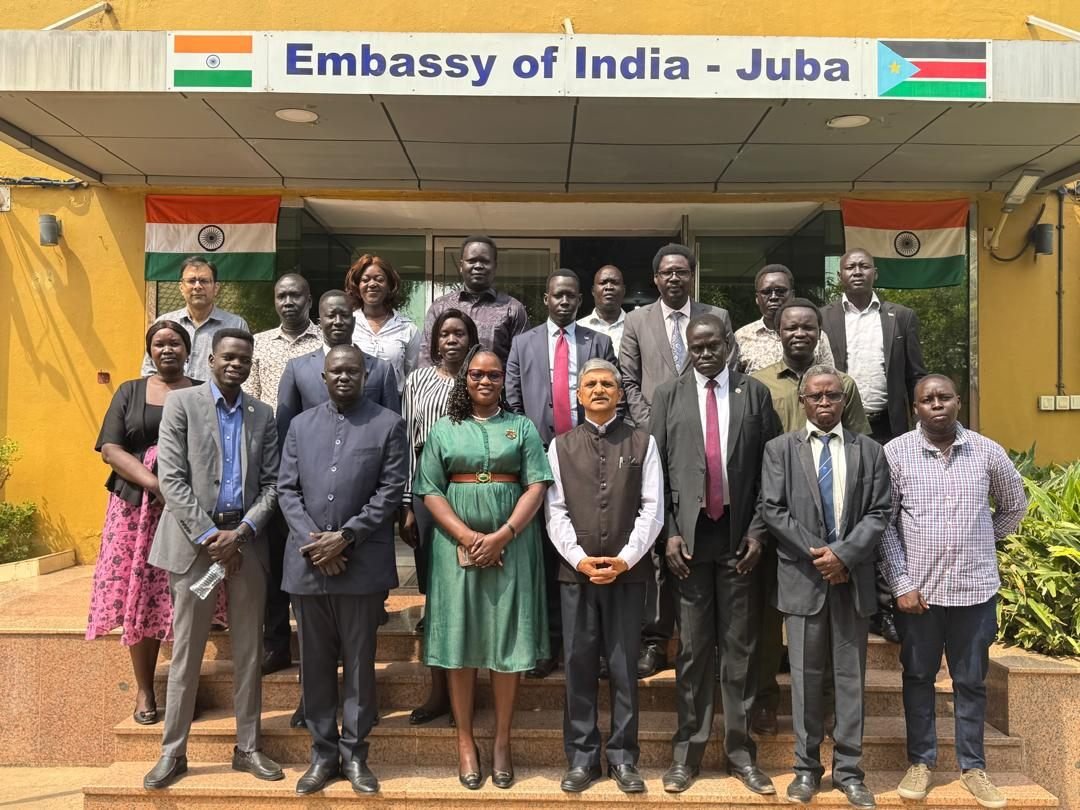 Ambassador held a comprehensive Pre-departure Briefing for the talented South Sudanese diplomats heading to attend a specialized professional course at the prestigious Sushma Swaraj Institute of Foreign Service (SSIFS) in New Delhi, India - 27.10.2026.