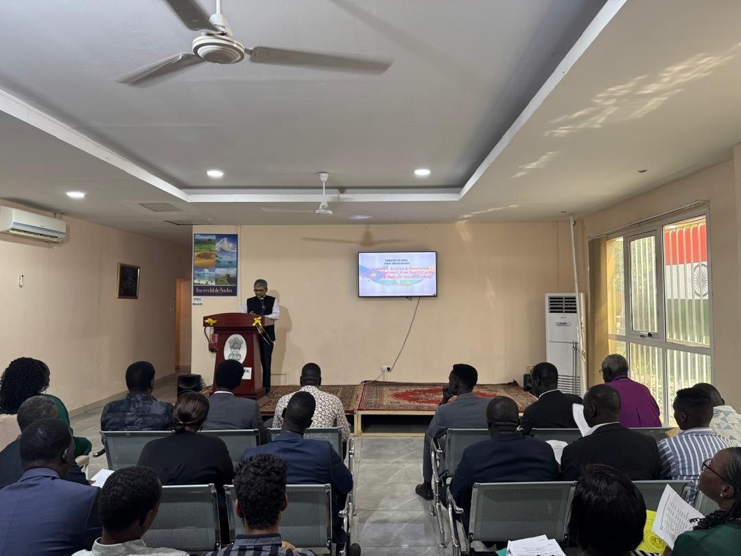 Ambassador held a comprehensive Pre-departure Briefing for the talented South Sudanese diplomats heading to attend a specialized professional course at the prestigious Sushma Swaraj Institute of Foreign Service (SSIFS) in New Delhi, India - 27.10.2026.