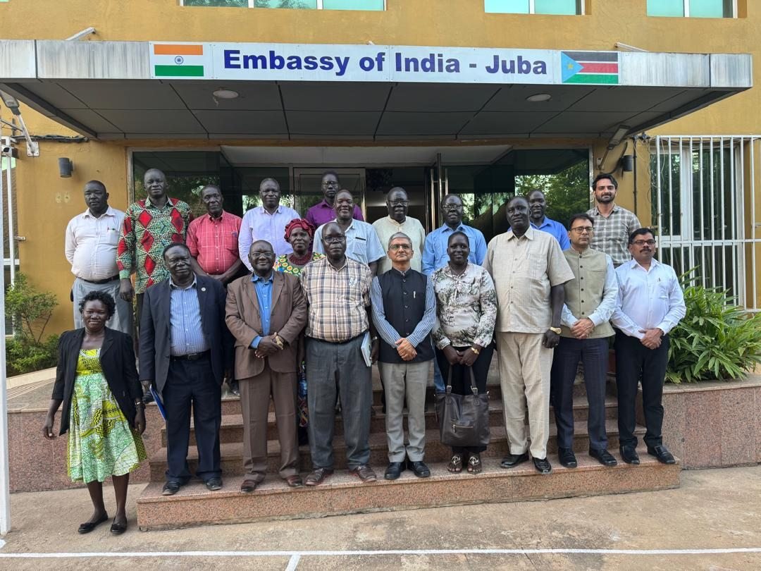 Ambassador held a Pre-Departure Orientation Meeting for 26 member delegation from South Sudan proceeding to India to pursue a Technical and Vocational Education and Training (TVET) programme under India-UN Global Capacity Building Initiative Delegation to India, on 27.11.2025