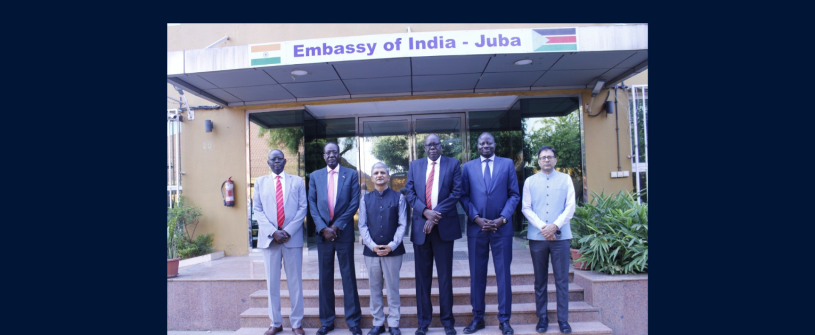 Ambassador was delighted to receive Hon Kuyok Abol Kuyok, Minister of General Education and Instruction; Hon James Hoth Mai, Minister of Labour; and Hon Modut Biar, Minister of Higher Education, Science & Technology, on 01.12.2025