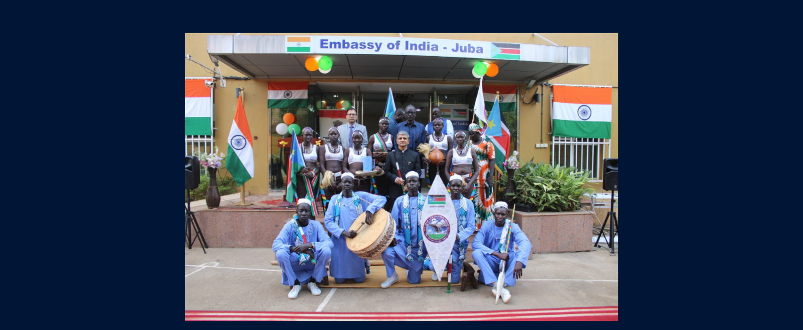 Pre-departure meeting with the South Sudanese artists proceeding to India to perform at the 39th Surajkund International Crafts Mela