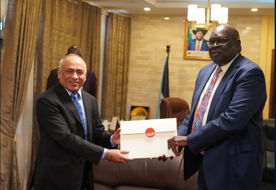 Ambassador Deepak Miglani met with Hon. Ambassador Akuei Bona Malwal, Deputy Minister of Foreign Affairs & International Cooperation of the Republic of South Sudan
