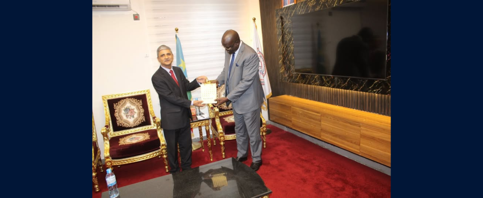 The Ambassador paid a courtesy call on the Minister of Humanitarian Affairs & Disaster Management (MHADM), Honorable Albino Akol Atak.