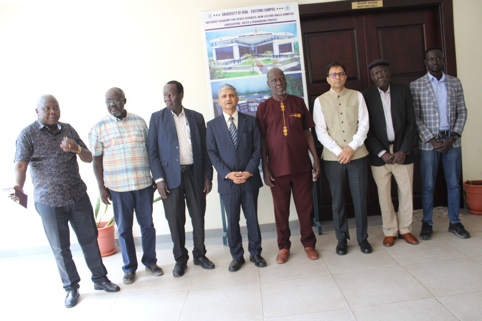 The Ambassador met with the Vice-Chancellor of Juba University, Prof Robert Mayom Deng, wherein issues of mutual cooperation, educational exchanges, including capacity building and upgrading of the India Corner were discussed, on 05.09.2025.