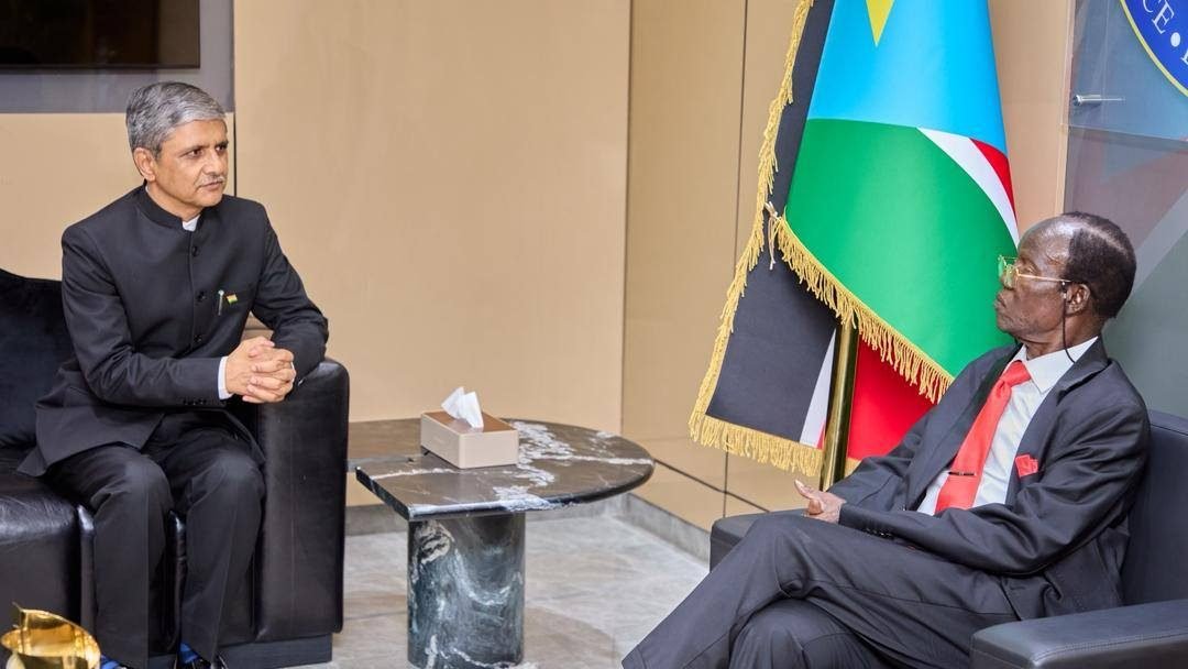 Ambassador paid a farewell call on H.E. Prof. Dr. James Wani Igga, Vice President and Chair of Economic Cluster of the Republic of South Sudan, on 28.01.2026.