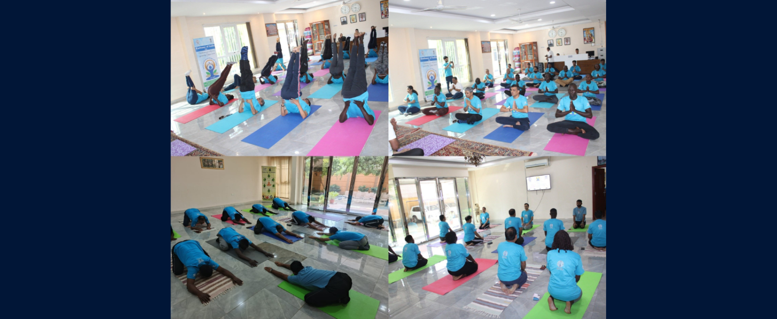 A truly inspiring 11th International Day of Yoga celebration at the Indian Embassy in Juba on 21.06.25