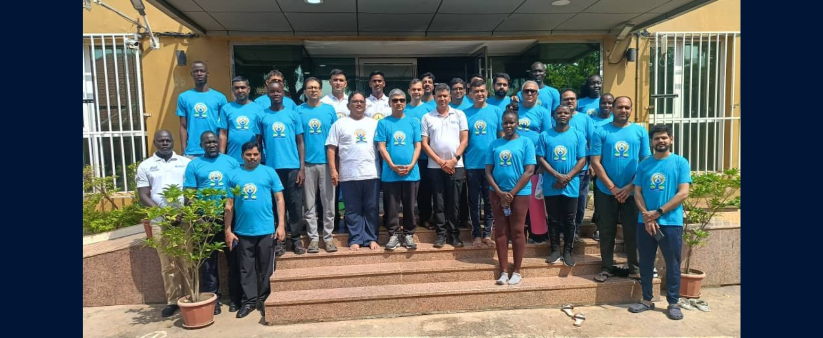 A truly inspiring 11th International Day of Yoga celebration at the Indian Embassy in Juba on 21.06.25